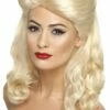 40's Pin-Up Pruik Blond -PruikPret Winkel 40s pin up pruik blond