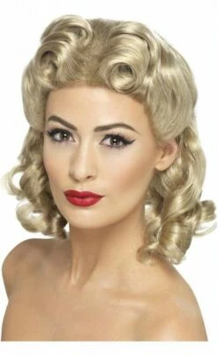 40's Sweetheart Pruik Blond