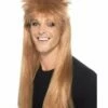 80's Rocker Pruik Bruin -PruikPret Winkel 80s rocker pruik bruin