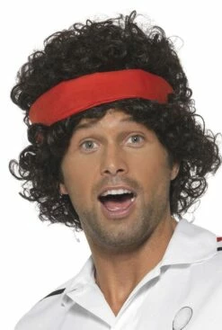 80's Tennis Speler Pruik