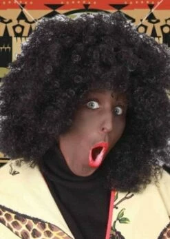 Afro Pruik Big Cedric