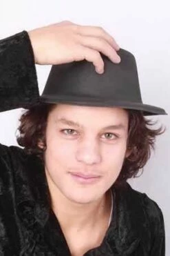 Al Capone Hoed Vinyl Zwart