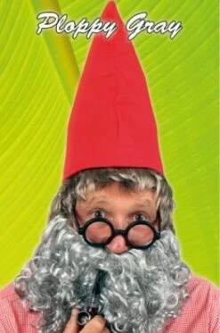 Baard Grijs Krul Kabouter Plop