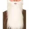 Baard Lang Wit -PruikPret Winkel baard lang wit