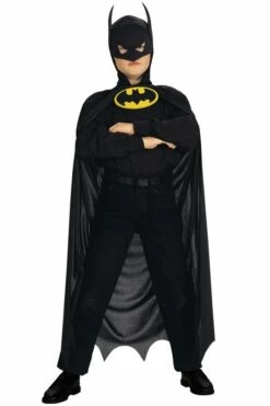 Batman Cape Met Hoofdmasker Kind