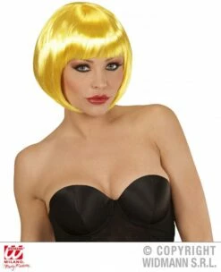 Boblijn Pruik Geel