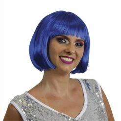 Bobline Pruik Felblauw