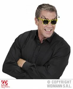 Bril Bij Met Antennes -PruikPret Winkel bril bij met antennes 2