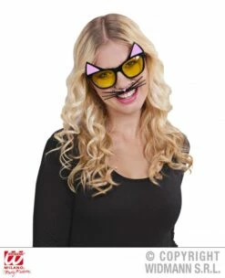 Bril Kater Met Snorharen -PruikPret Winkel bril kater met snorharen 2