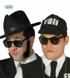 Bril Zwart Blues Brothers
