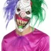 Crazy Color Killer Clown Masker -PruikPret Winkel crazy color killer clown masker