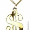 Dollar Gangster Ketting -PruikPret Winkel dollar gangster ketting