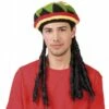 Feestpruiken: Pruik Rasta Met Bob Marley Muts -PruikPret Winkel feestpruiken pruik rasta met bob marley muts