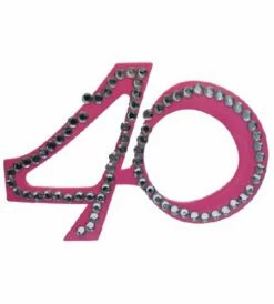 Funbril 40 Met Steentjes Roze