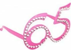 Funbril 65 Met Steentjes Roze