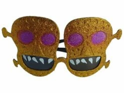 Funbril Doodskop Paars