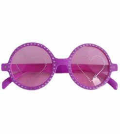 Funbril Glitter Hartjes (in Glas)