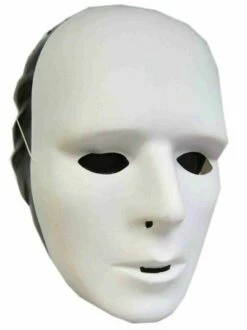 Grimeermasker Wit Plastic