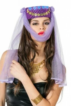 Haremhoed Met Licht Paars
