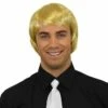 Heren Pruik Stijl Blond Kort -PruikPret Winkel heren pruik stijl blond kort