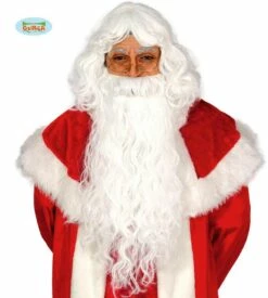 Kerstman Baard + Pruik