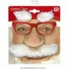 Kerstmanbril + Snor + Wenkbrauwen -PruikPret Winkel kerstmanbril snor wenkbrauwen