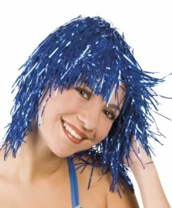 Lametta Pruik Blauw