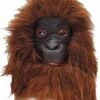 Masker Chimpansee Latex -PruikPret Winkel masker chimpansee latex