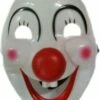 Masker Clown Wit -PruikPret Winkel masker clown wit