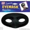 Oogmasker Maskerade Zwart -PruikPret Winkel oogmasker maskerade zwart
