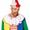 Pierrot Hoed Rood/wit -PruikPret Winkel pierrot hoed rood wit