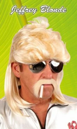 Pruik Aso Jefrrey Blond