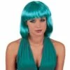 Pruik Boblijn Turquoise -PruikPret Winkel pruik boblijn turquoise