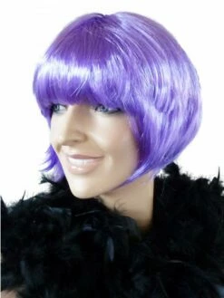 Pruik Bobline Lila