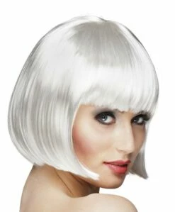 Pruik Bobline New Look Wit