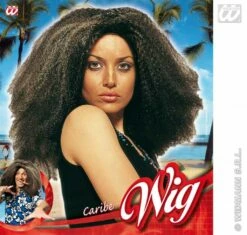 Voorkant -PruikPret Winkel pruik caribe 1