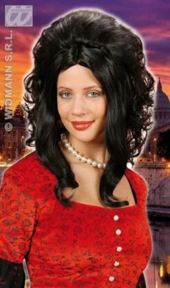 Pruik Catherine Zwart