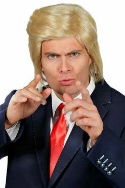 Pruik Donald Blond