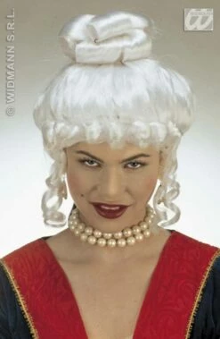 Pruik Gravin Jolanda Wit