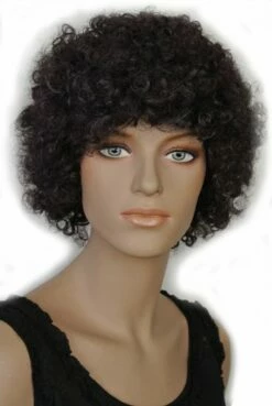 Pruik Krul Aubergine Gaby