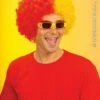 Pruik Krullen Rood/geel -PruikPret Winkel pruik krullen rood geel