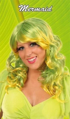 Pruik Mermaid