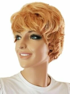 Pruik Natuurlijk Echt Goudblond