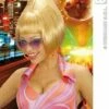 Pruik Partygirl 70's Blond -PruikPret Winkel pruik partygirl 70s blond