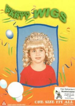 Pruik Princes Junior Met Kroontje