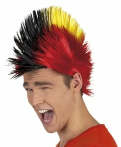 Pruik Punk Hanekam Belgie