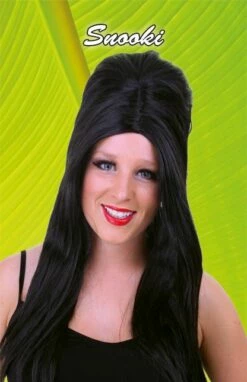 Pruik Snooki Zwart