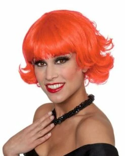 Pruik Trendy Kort Oranje