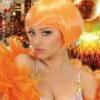 Pruik Valentina Neon Oranje -PruikPret Winkel pruik valentina neon oranje