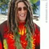Rasta Pruik Zwart/blond -PruikPret Winkel rasta pruik zwart blond